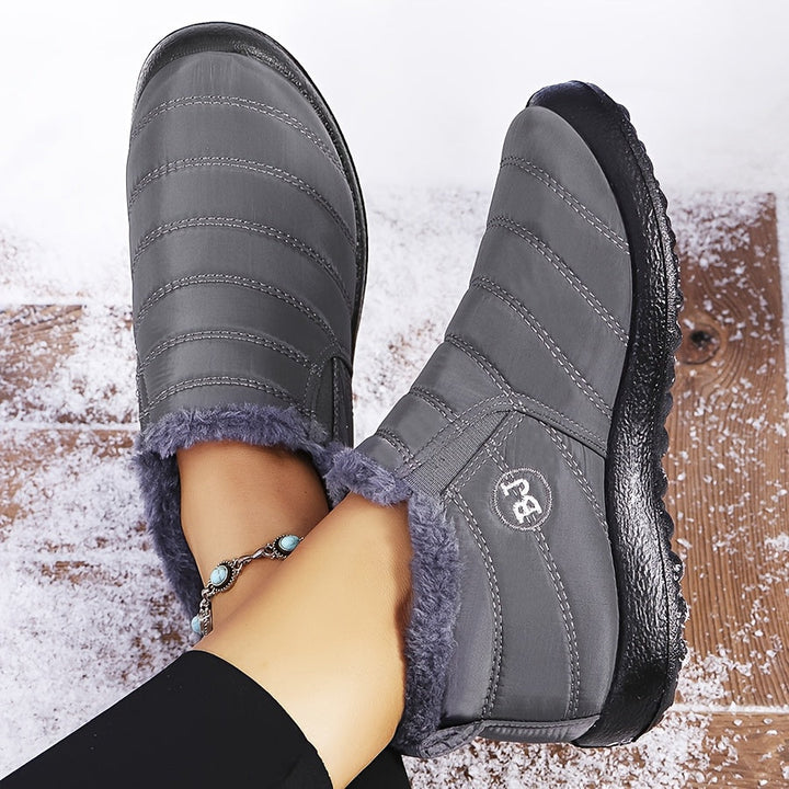 Victoria | Warm Slip-On Winter Boots
