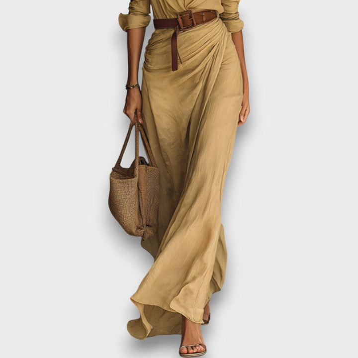 Victoria | Elegant Maxi Wrap Dress
