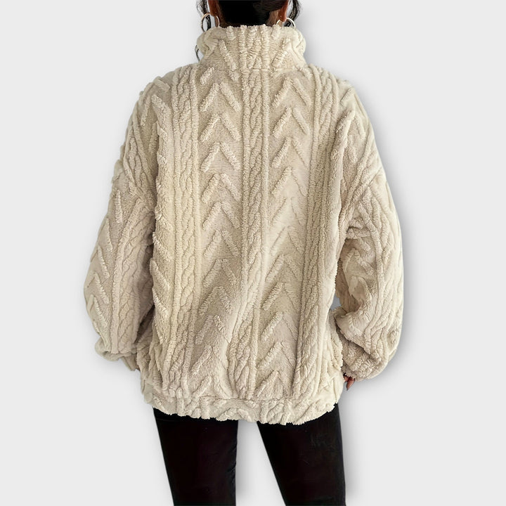 Norde | Braided Zip-Up Pullover