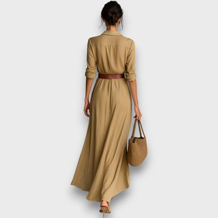 Victoria | Elegant Maxi Wrap Dress