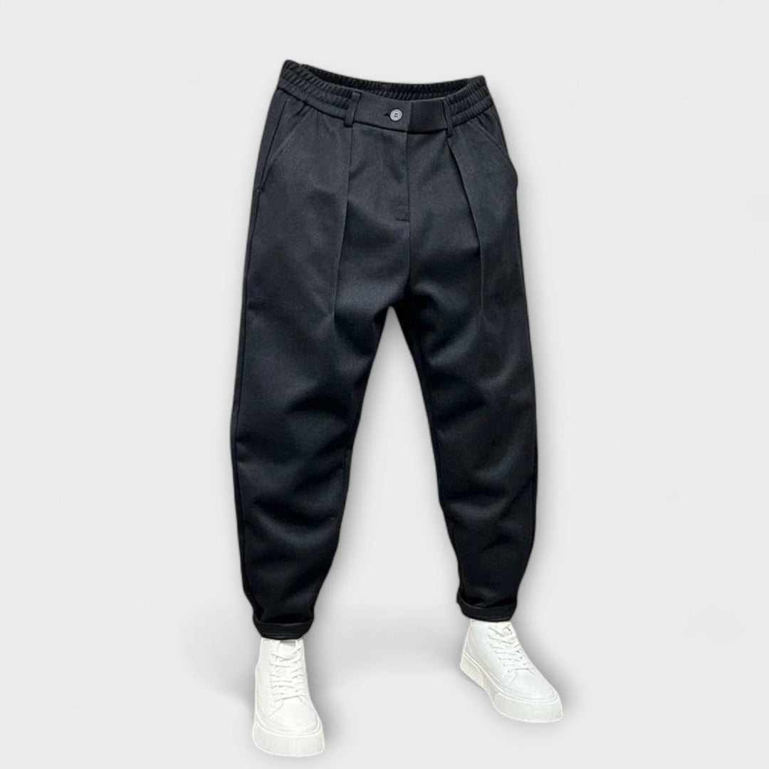 Luca | Sophisticated Mélange Trousers