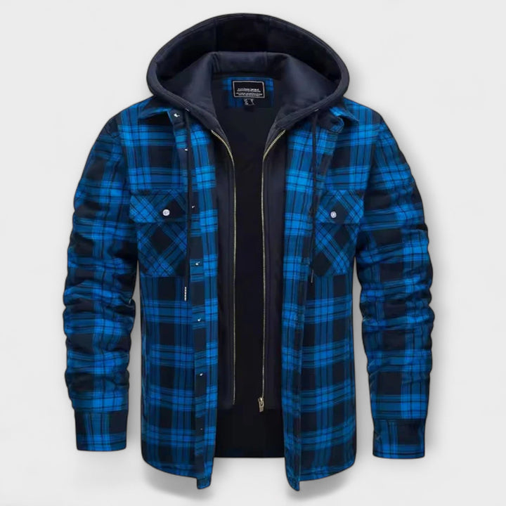 Jasper | Cozy Check Hooded Outerwear