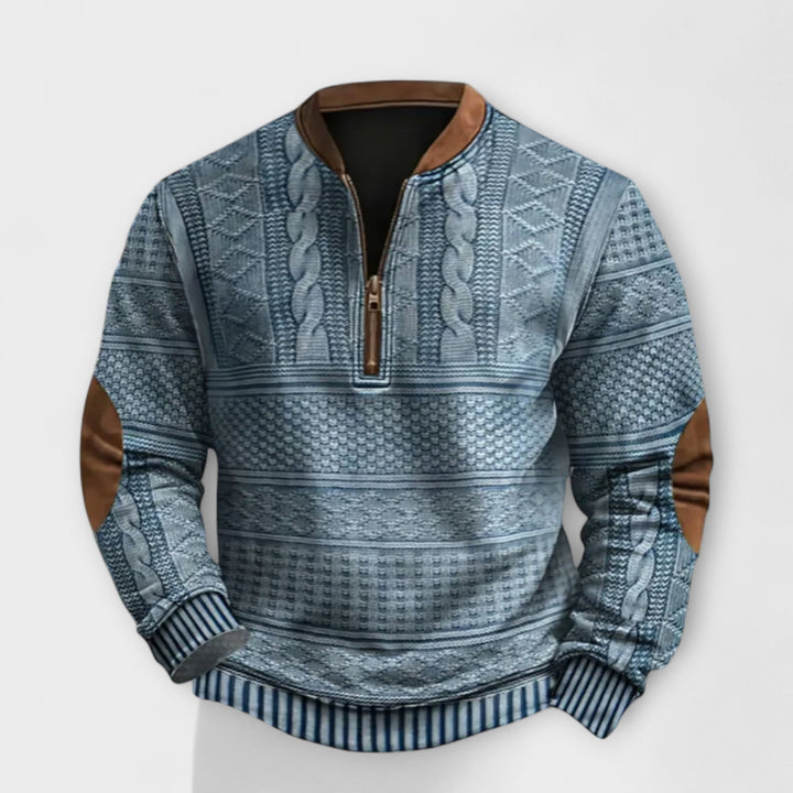 Milo | Vintage-Inspired Zip-Up Hoodie