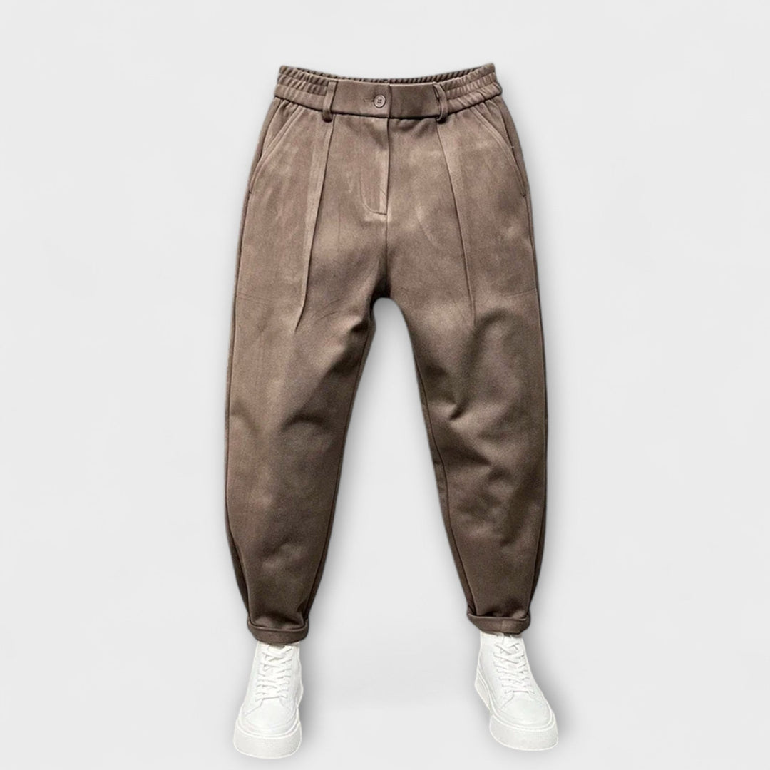 Luca | Sophisticated Mélange Trousers