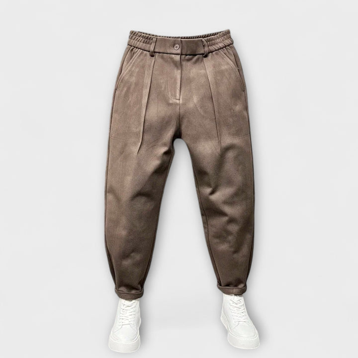 Luca | Sophisticated Mélange Trousers