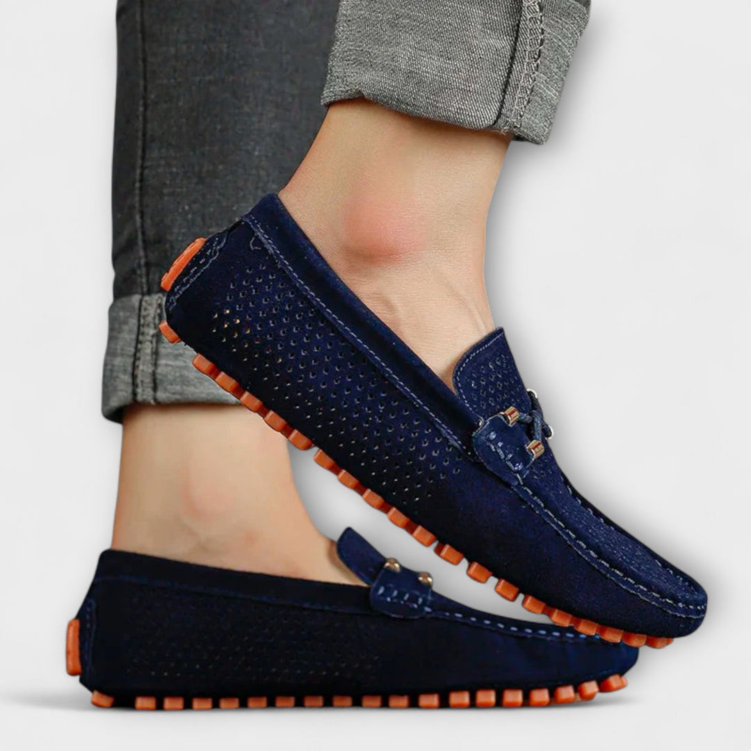 Liam | Stylish Breathable Leather Loafers