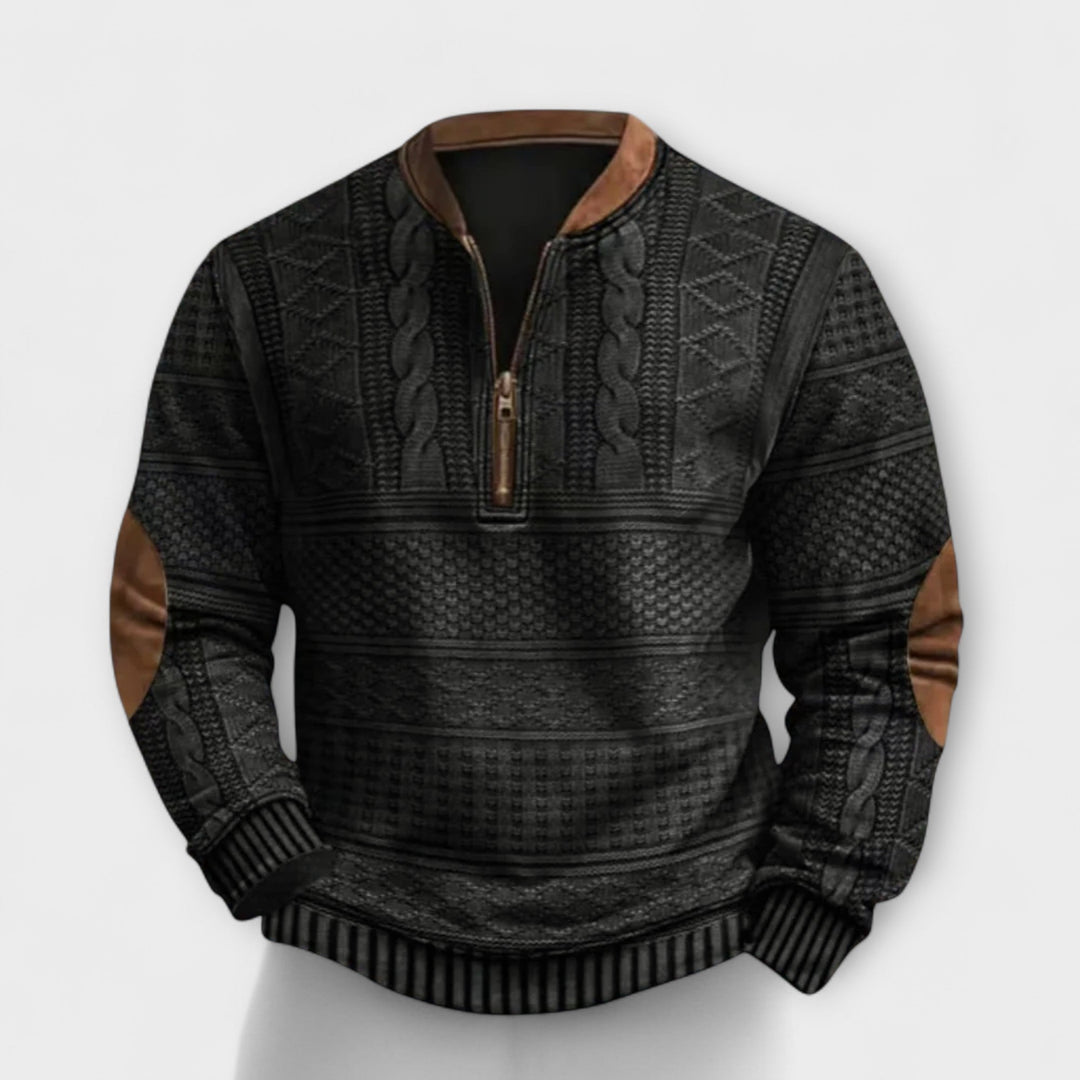 Milo | Vintage-Inspired Zip-Up Hoodie