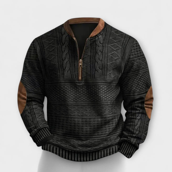 Milo | Vintage-Inspired Zip-Up Hoodie