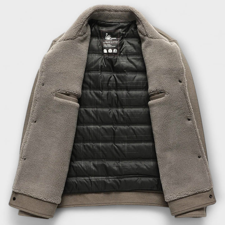 Luca | Luxurious Sherpa Wool Jacket
