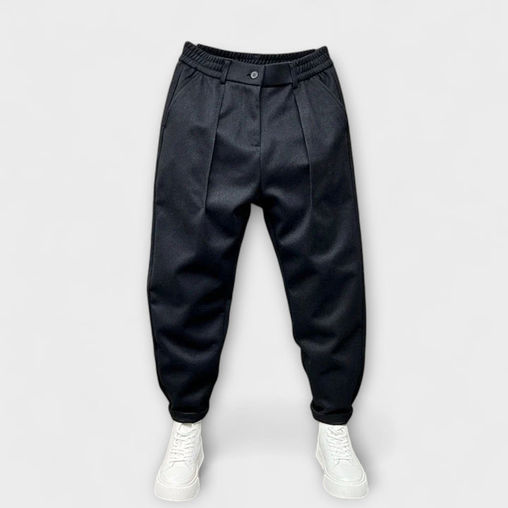 Luca | Sophisticated Mélange Trousers