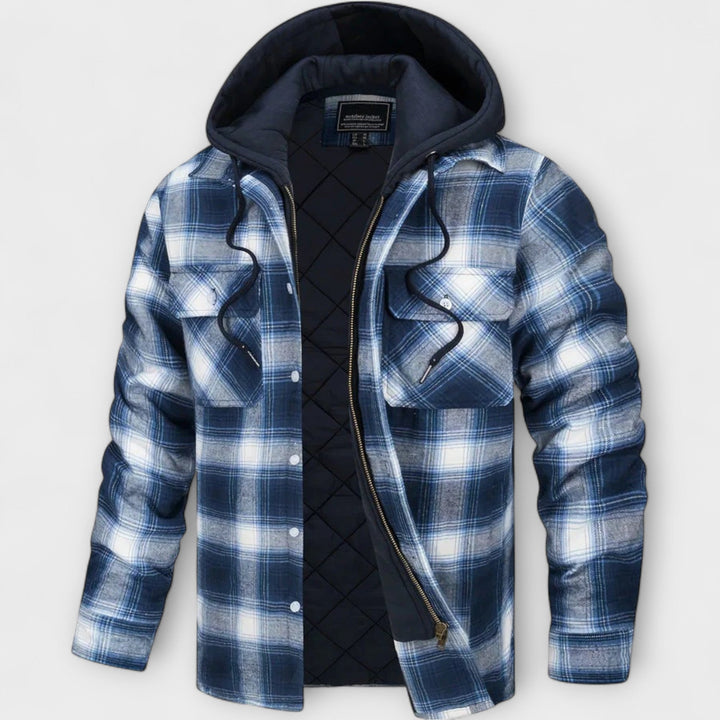 Jasper | Cozy Check Hooded Outerwear