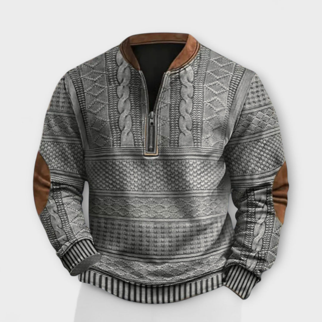 Milo | Vintage-Inspired Zip-Up Hoodie