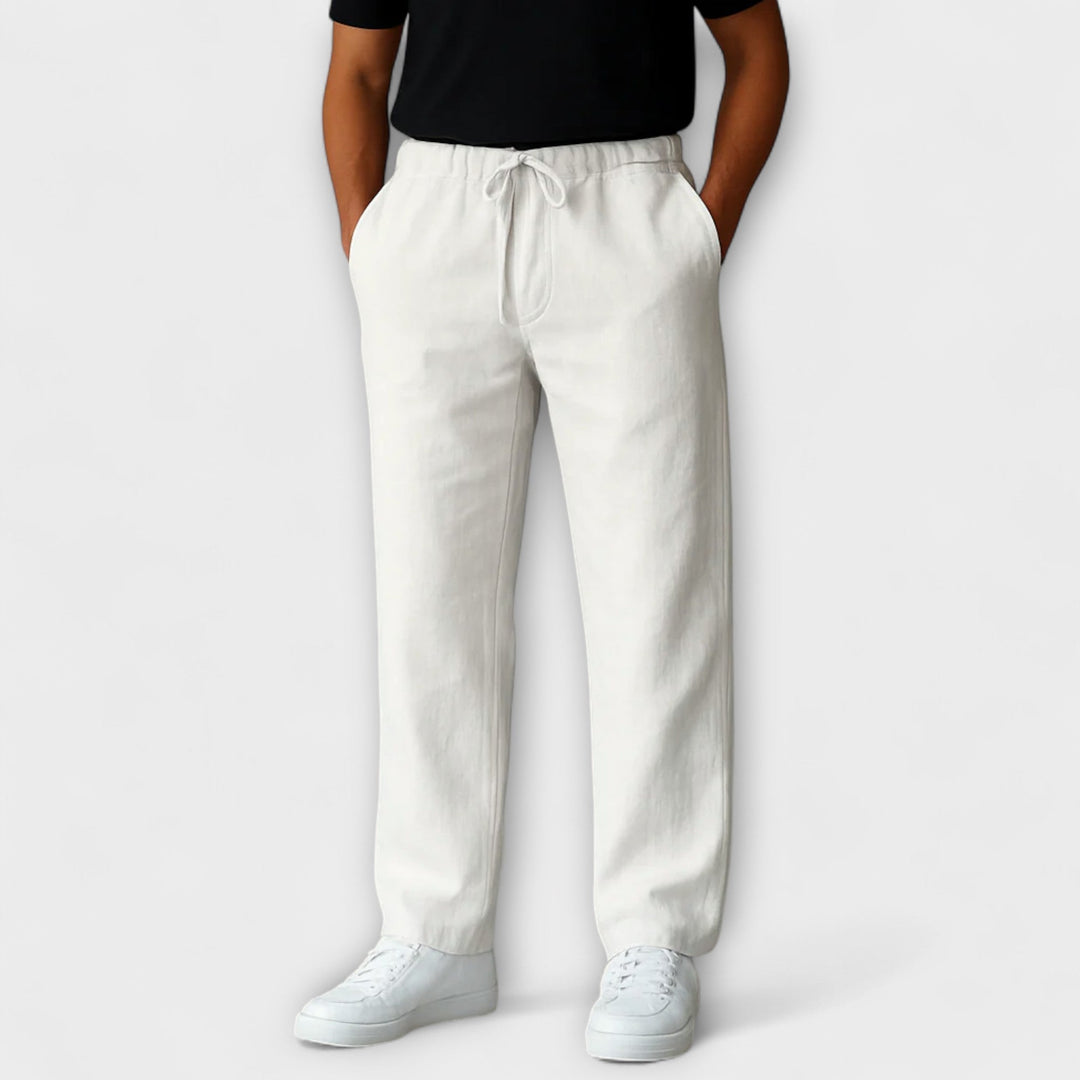 Luca | Lightweight Linen Trousers