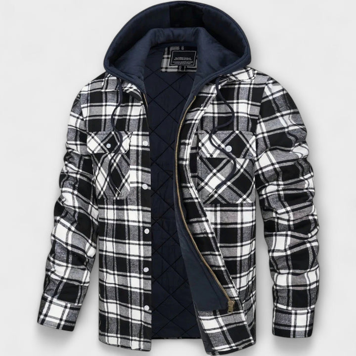 Jasper | Cozy Check Hooded Outerwear