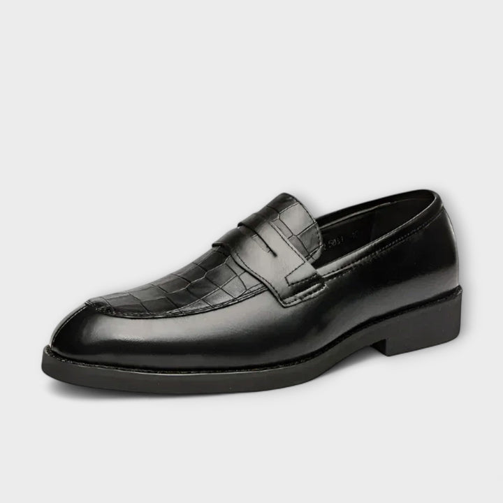 Milo | Luxe Crocodile Slip-On Loafers