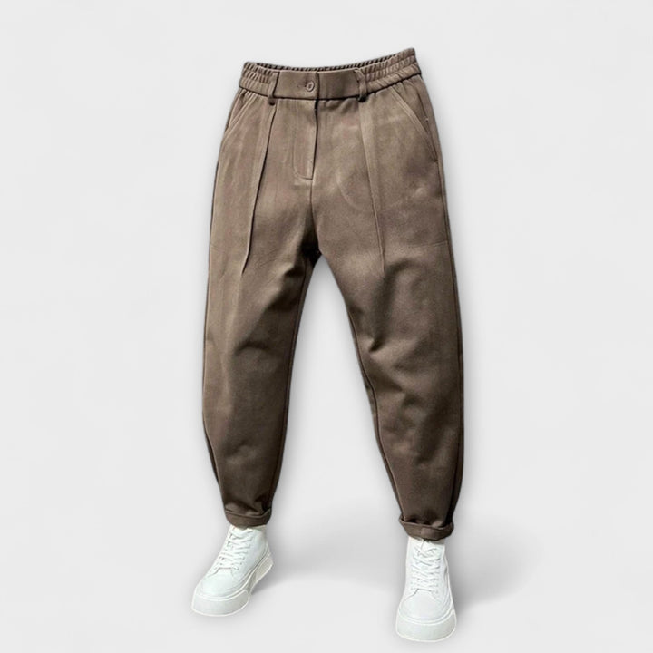 Luca | Sophisticated Mélange Trousers