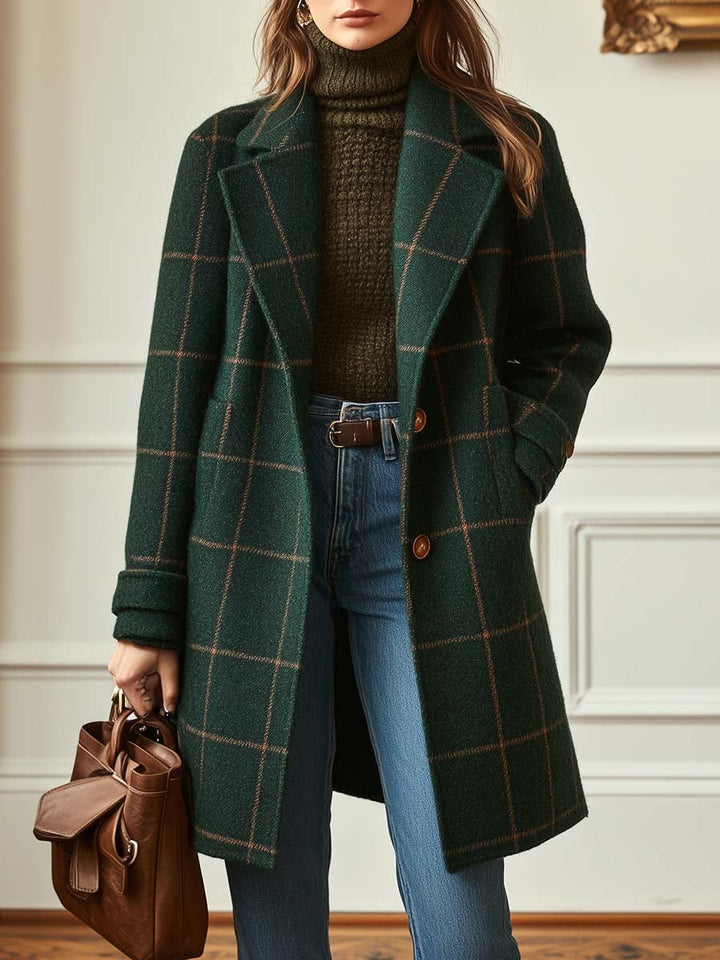 Victoria | Modern Check Coat