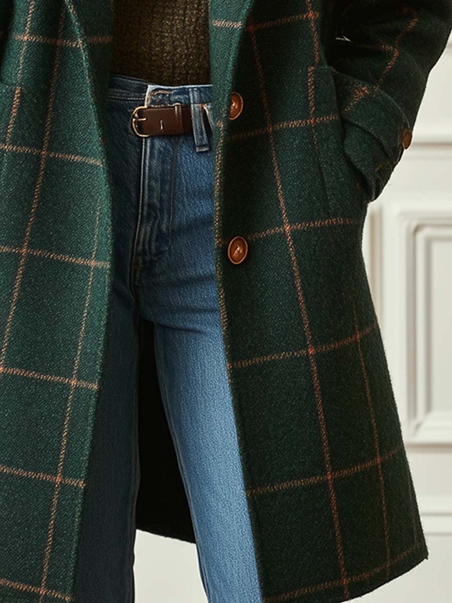 Victoria | Modern Check Coat