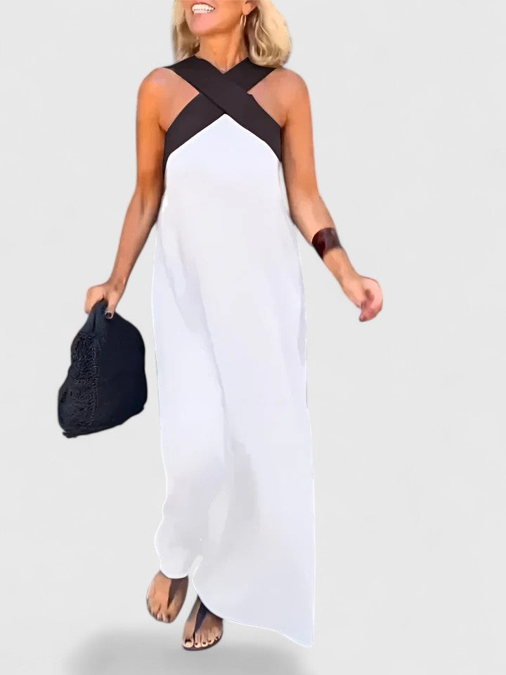 Victoria | Elegant Crossback Dress