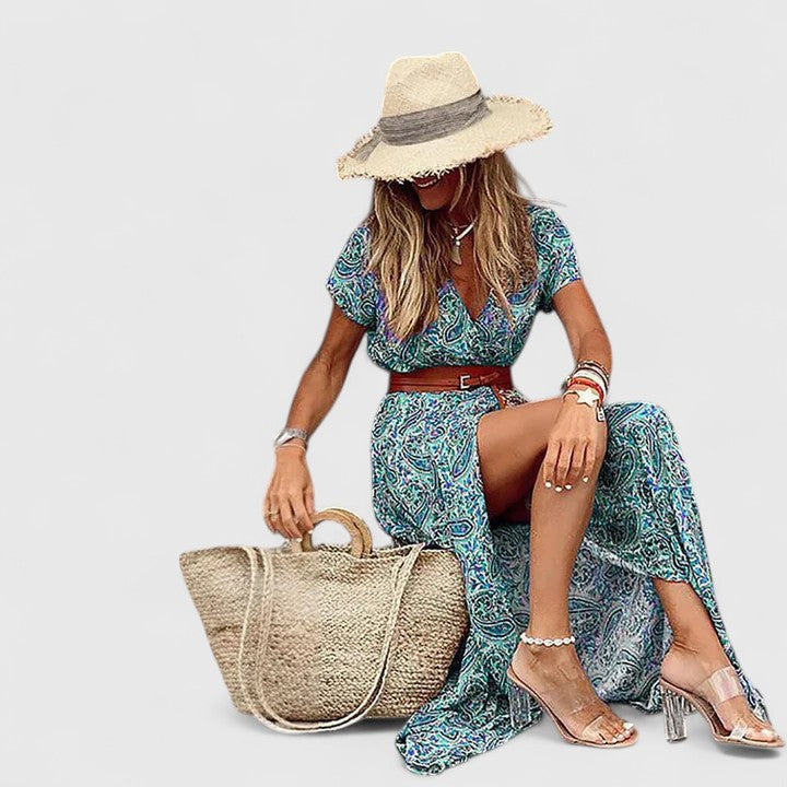 Victoria | Stylish Boho Maxi Dress