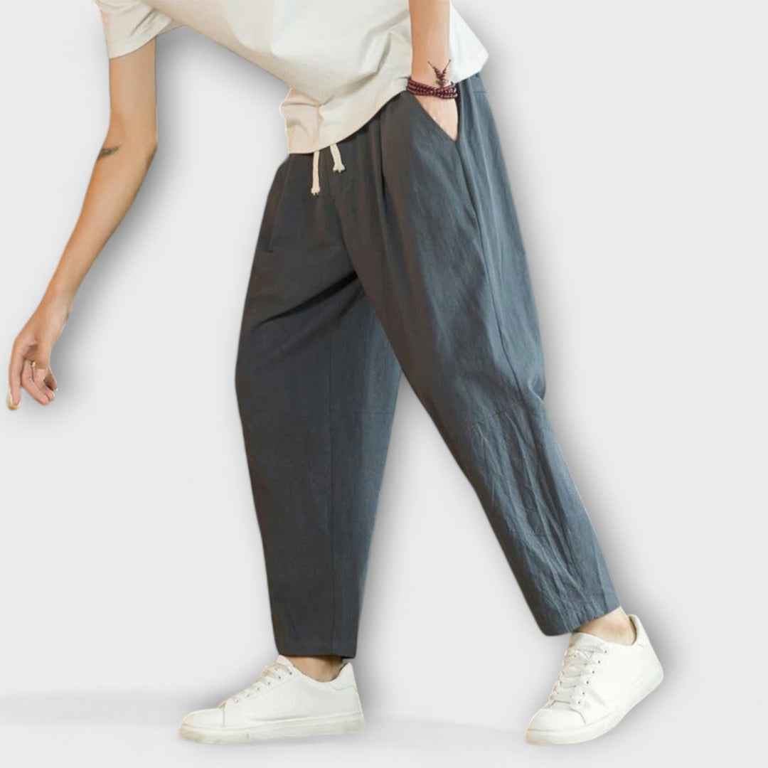 Luca | Versatile Cotton Trousers